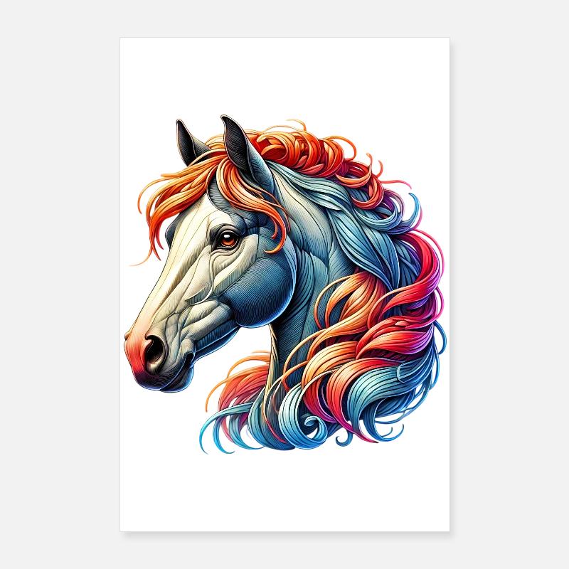 Cheval Poster 60 x 90 cm