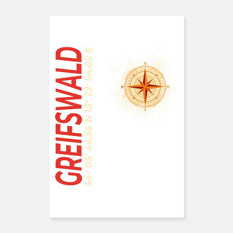 Greifswald Poster 60x90 cm