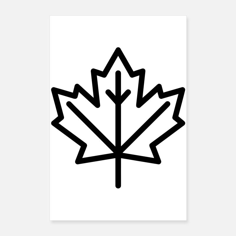 Feuille d’Érable Poster 60 x 90 cm