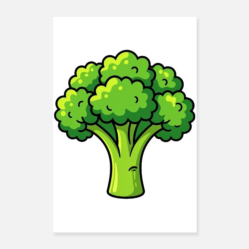 Broccoli Poster 24" x 35" (60x90 cm)