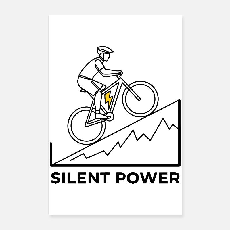 Lightning Uphill Ride Poster 60x90 cm