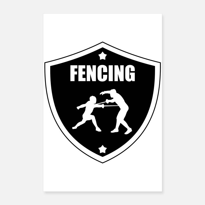 Fencing Poster 60x90 cm