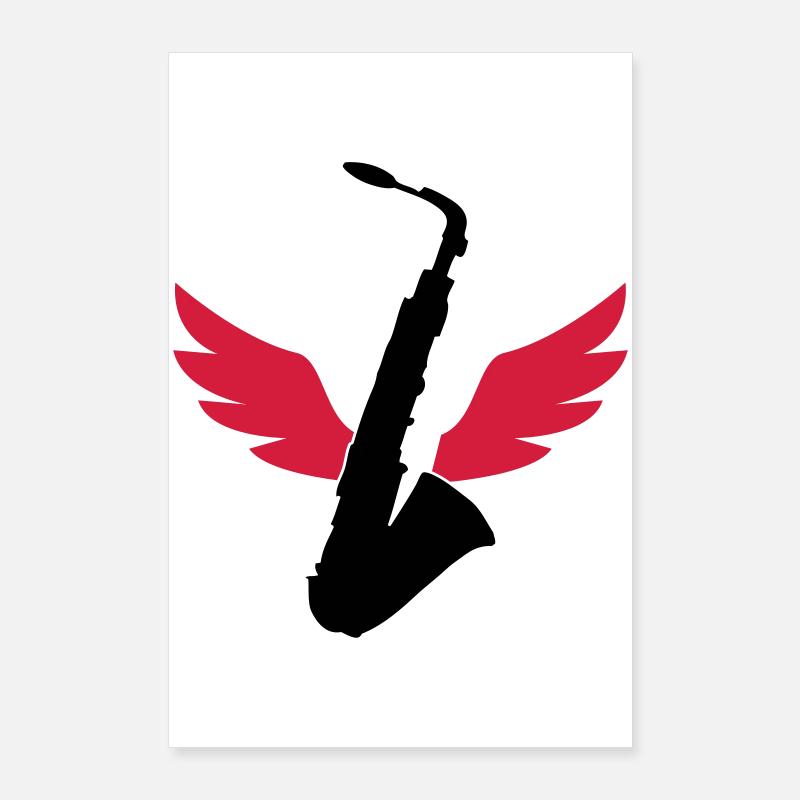 Saxophone / Saxophon Poster 60x90 cm