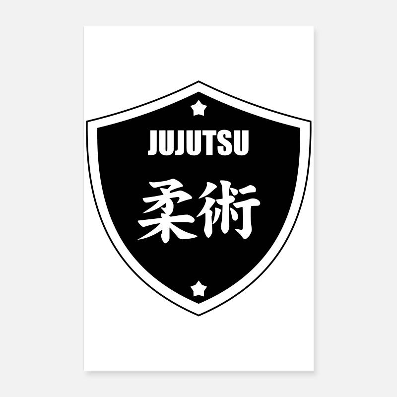 Jujutsu Jiu Jitsu Jiujitsu Ju-jitsu Jiu-jitsu Poster 24" x 35" (60x90 cm)