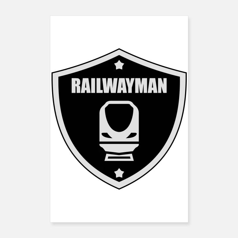 Eisenbahner / Eisenbahnen / Eisenbahn / Bahn Poster 60x90 cm