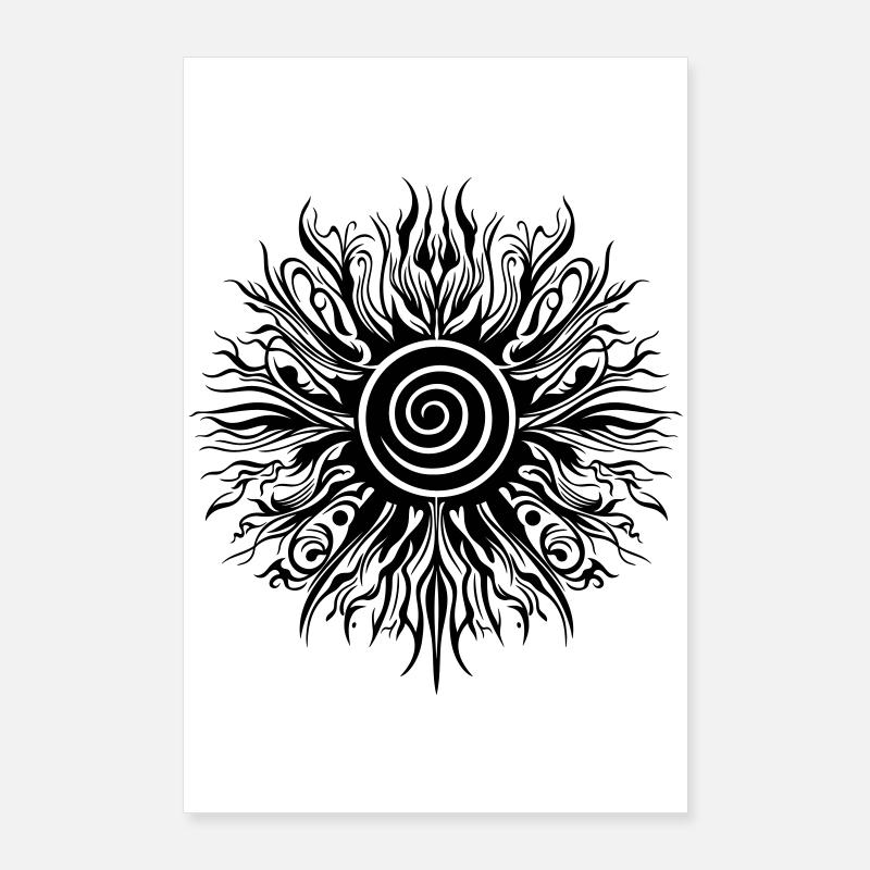 Mittsommer Sonne Sommer Poster 60x90 cm