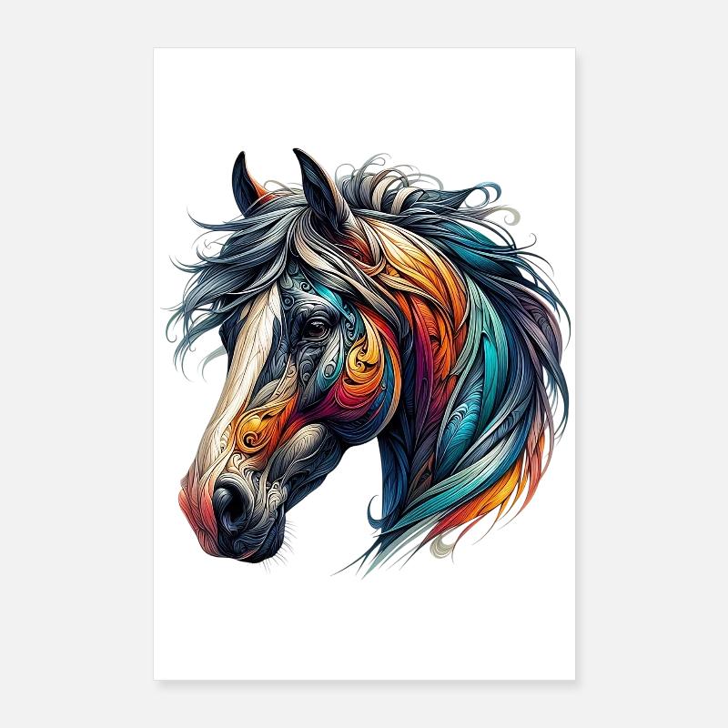 Cheval Poster 60 x 90 cm