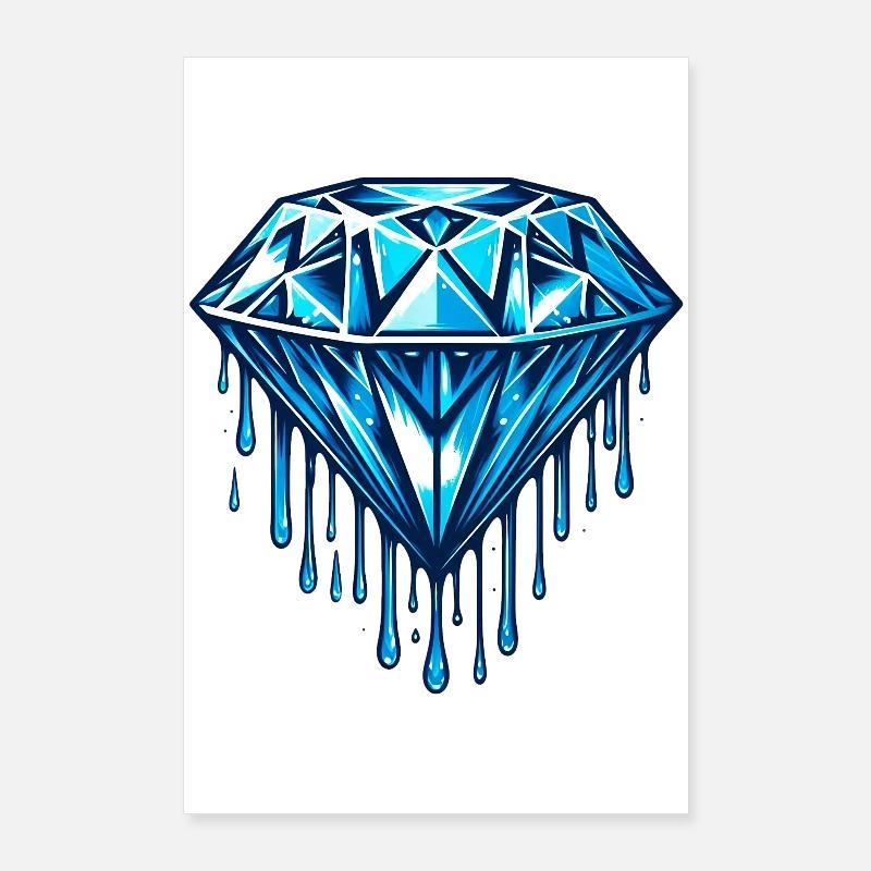 Diamant Poster 60 x 90 cm