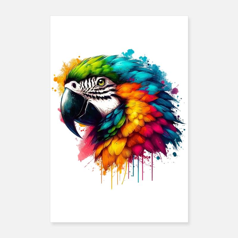 Parrot Poster 24" x 35" (60x90 cm)