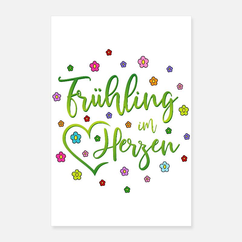 Spring in the heart Poster 24" x 35" (60x90 cm)
