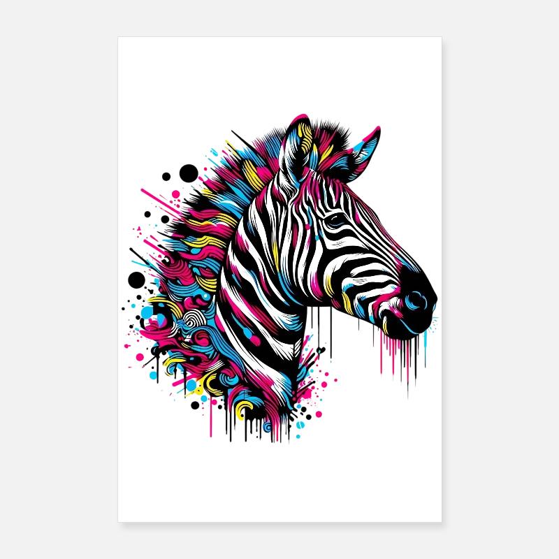 Zebra Poster 60x90 cm