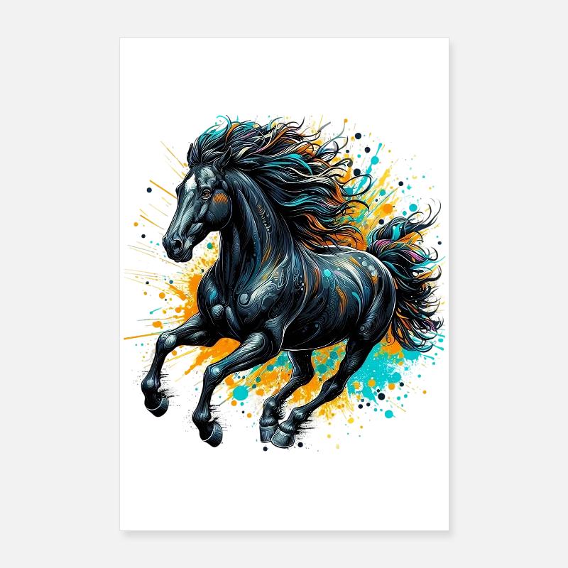Pferd Poster 60x90 cm