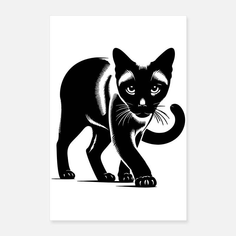 Siamkatze Poster 60x90 cm