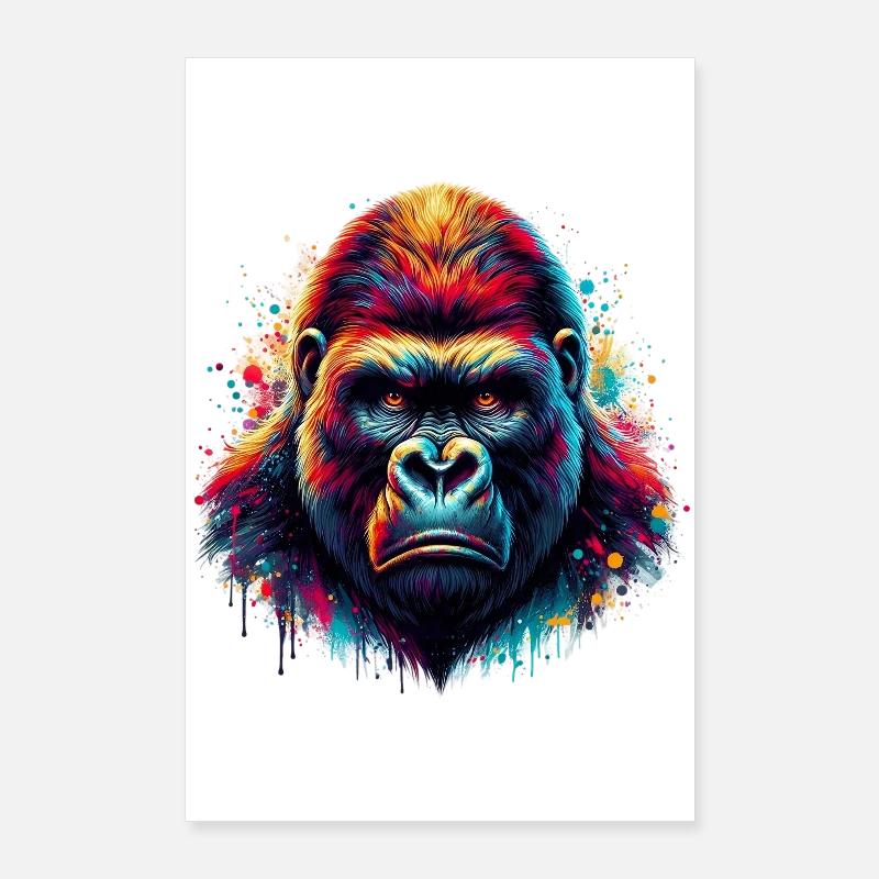 Gorille Poster 60 x 90 cm
