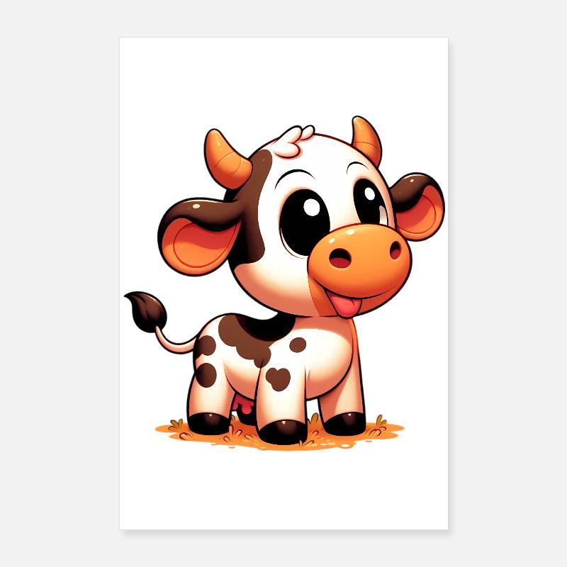 Vache Poster 60 x 90 cm