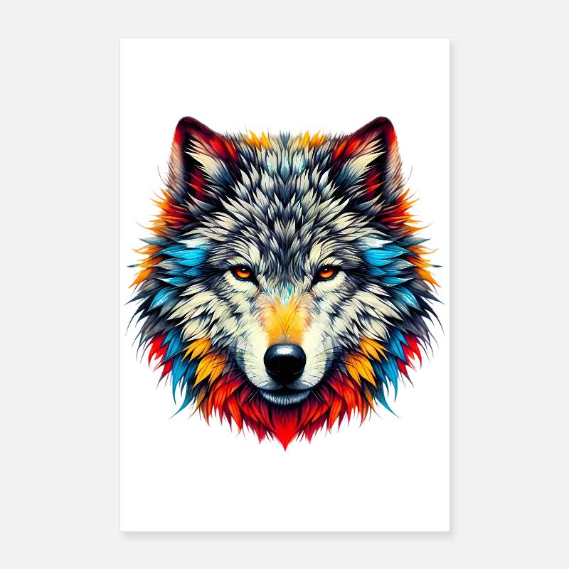 Wolf Poster 60x90 cm