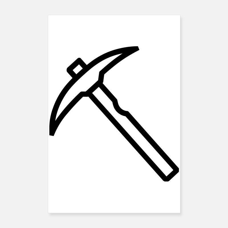 Eispickel Poster 60x90 cm