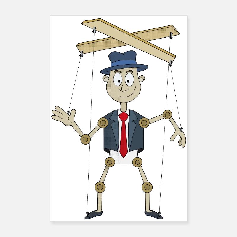A fun puppet Poster 24" x 35" (60x90 cm)