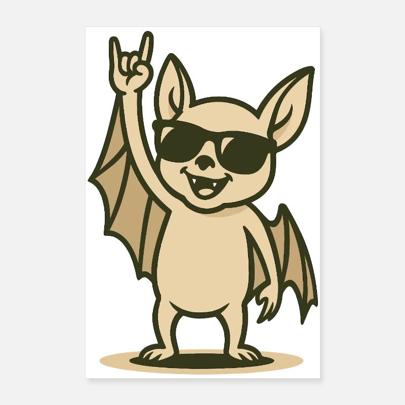 Bat’n’Roll Bébé Poster 60 x 90 cm