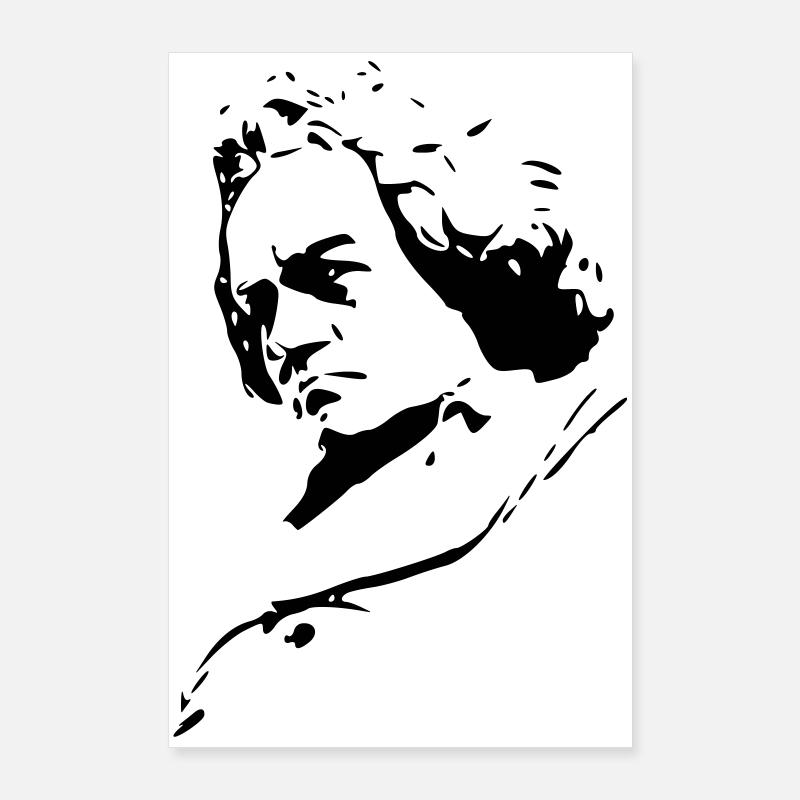 Beethoven Poster 24" x 35" (60x90 cm)