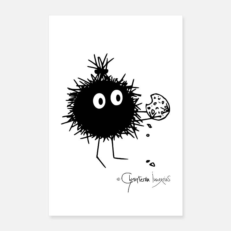 L’animal moelleux s’effrite © Chyropterum Innoxius Poster 60 x 90 cm