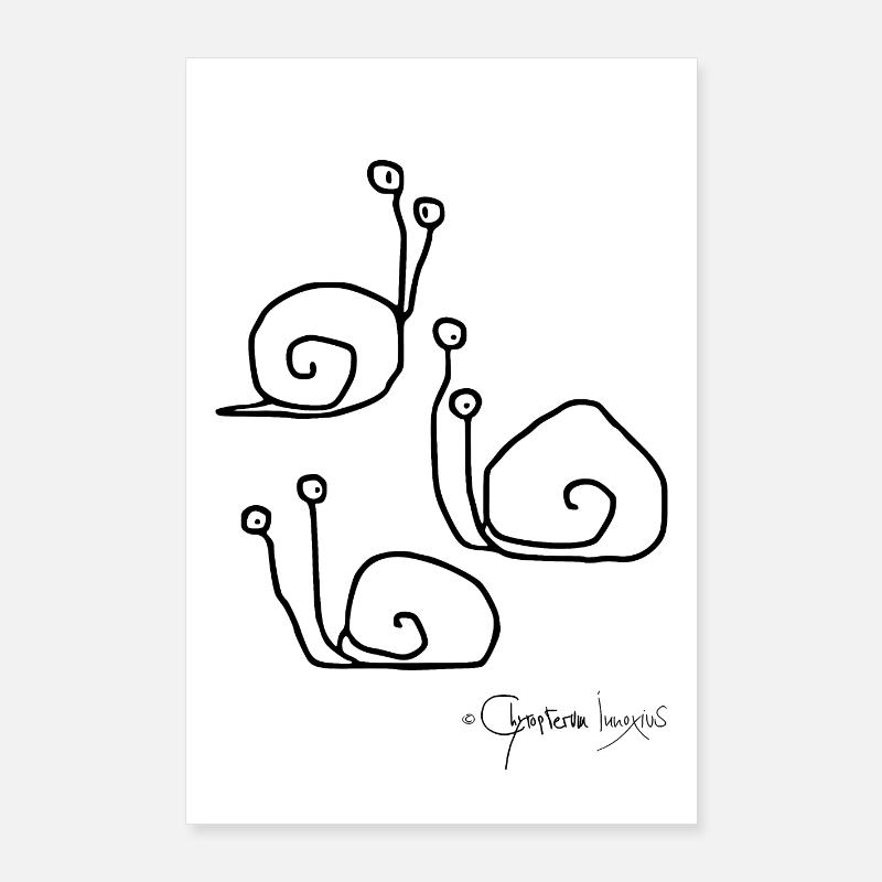 Escargotsmeeting - Cochleae Conventus Poster 60 x 90 cm