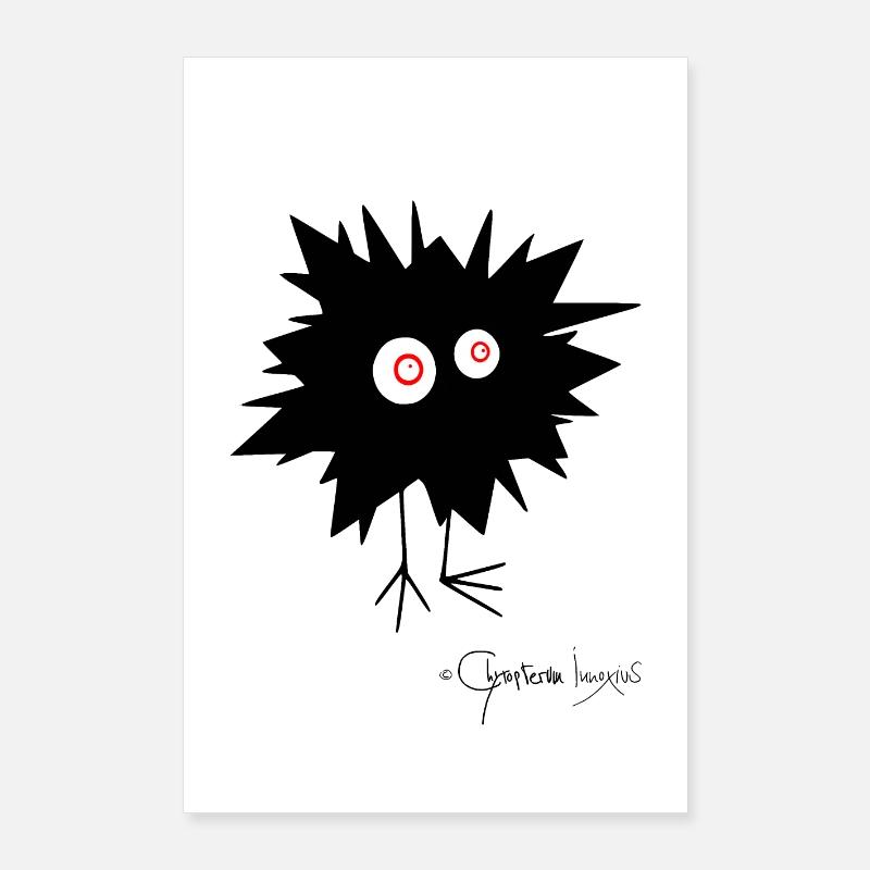 Woolly Beastie flashed © Chyropterum Innoxius Poster 24" x 35" (60x90 cm)