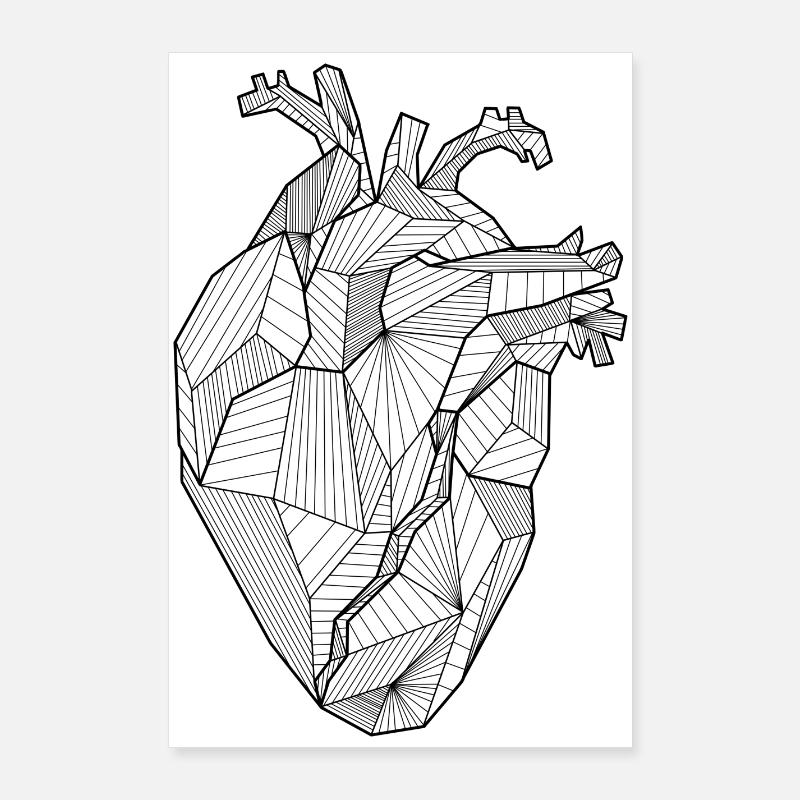 Heart Poster 24" x 35" (60x90 cm)
