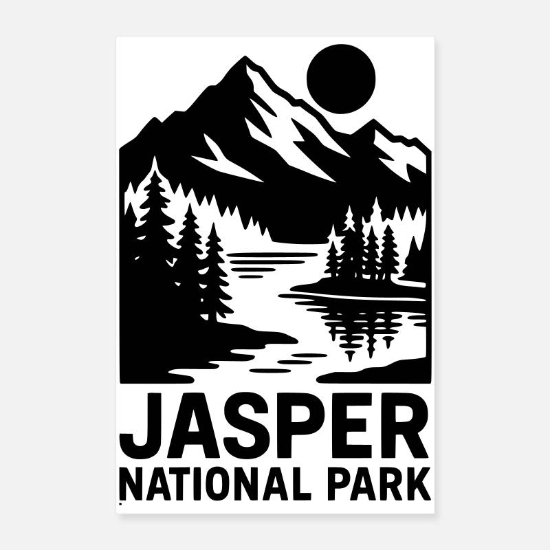 Parc national Jasper Poster 60 x 90 cm