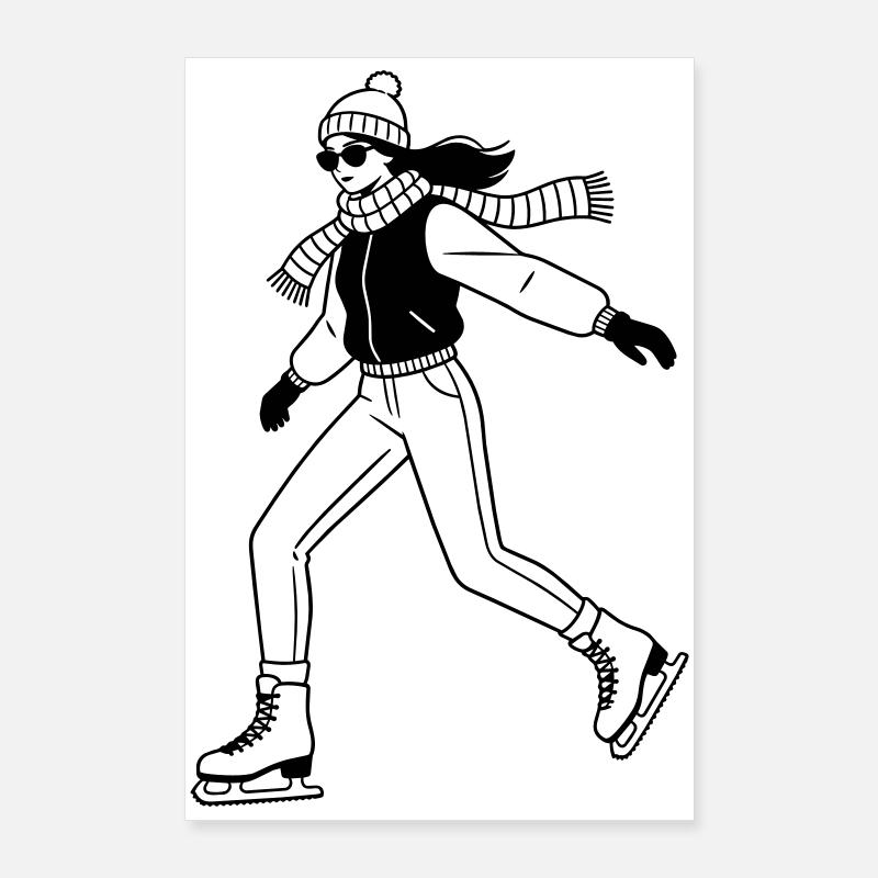 skate Poster 24" x 35" (60x90 cm)