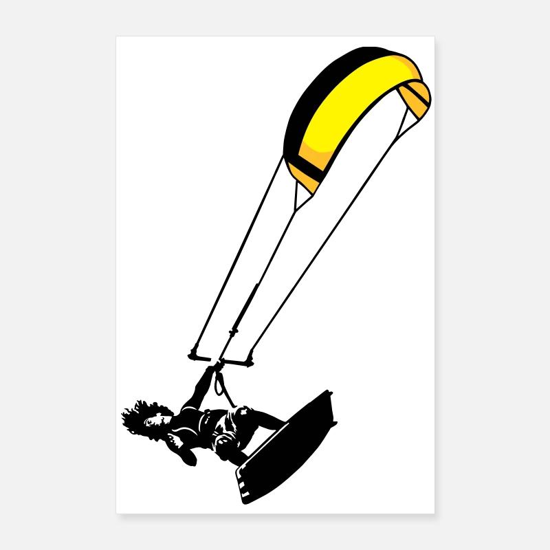 Kitesuf flex Poster 60x90 cm