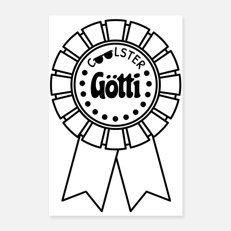 Coolster Götti Poster 60x90 cm