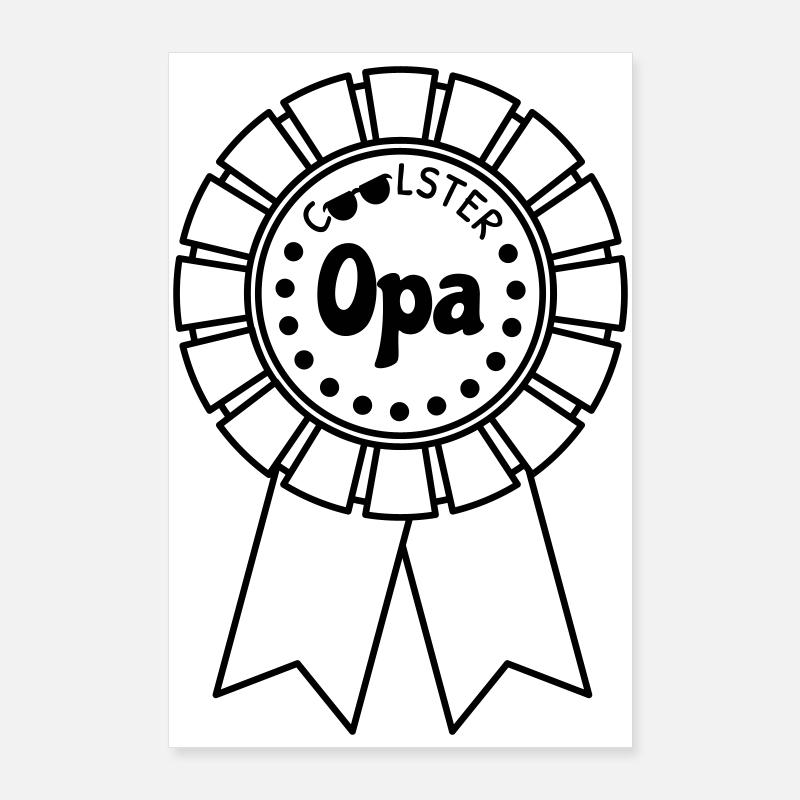 Coolster Opa Poster 60x90 cm