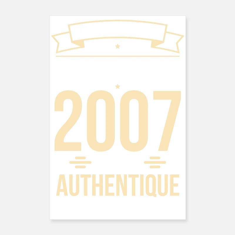 Anniversaire 18 ans - Original - Septembre 2007 Poster 60 x 90 cm