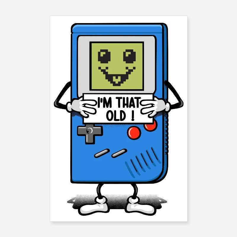 As old as a game console Poster 24" x 35" (60x90 cm)