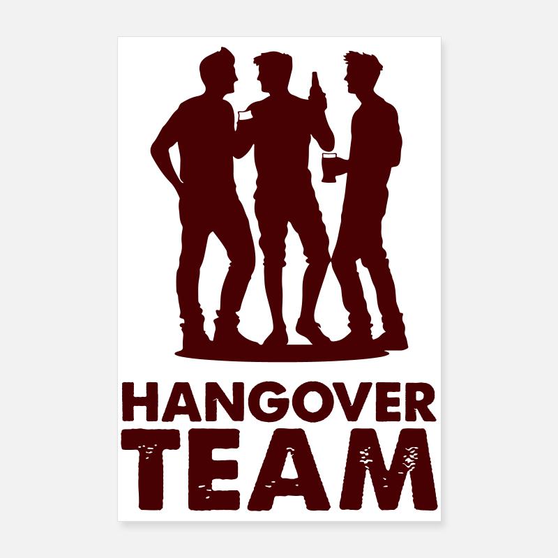 hangover_team- Poster 24" x 35" (60x90 cm)