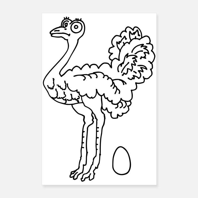 Strauß Poster 60x90 cm