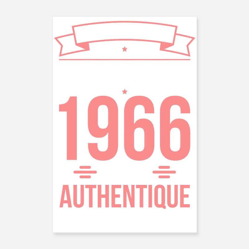 Anniversaire 60 ans - Originale - Mars 1966 Poster 60 x 90 cm