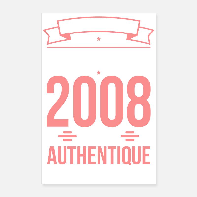 Anniversaire 18 ans - Originale - Juin 2008 Poster 60 x 90 cm