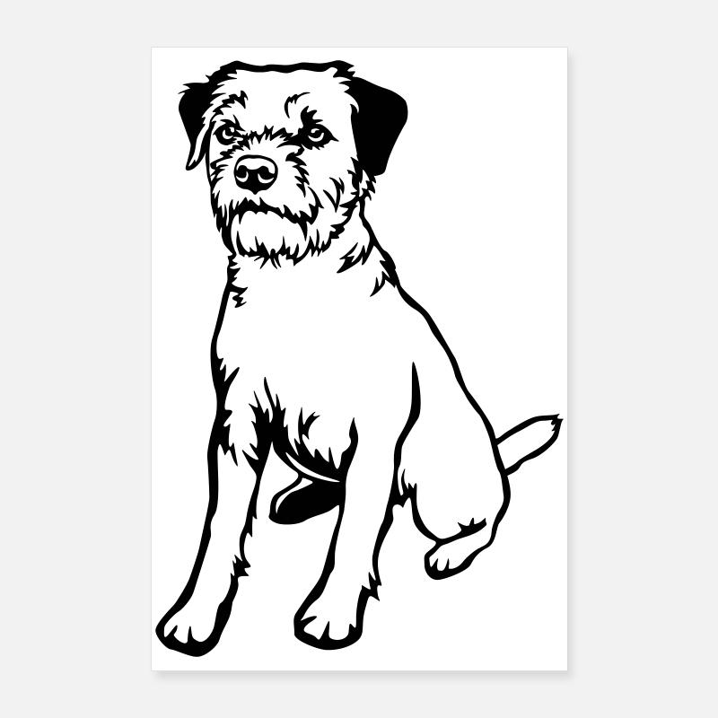Border Terrier Poster 60 x 90 cm