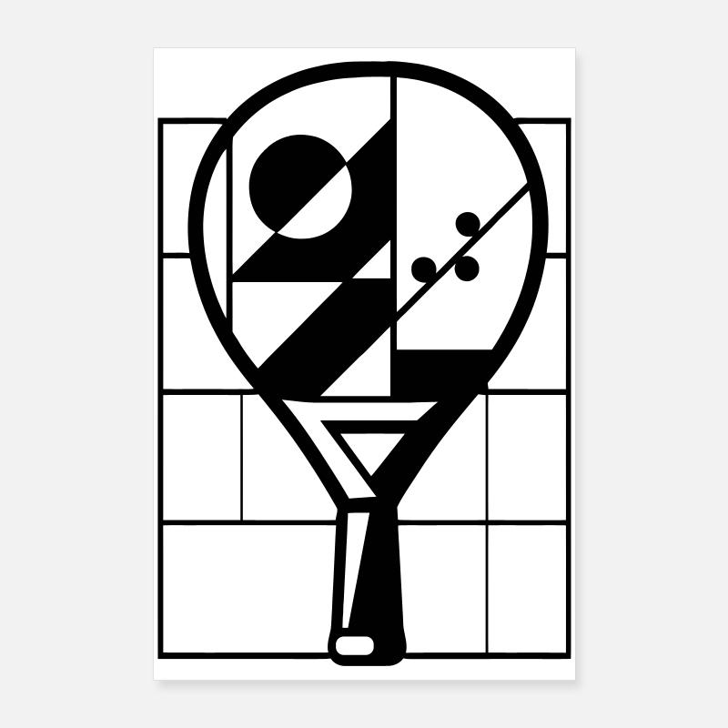 Padel racket - Padeliste Poster 24" x 35" (60x90 cm)