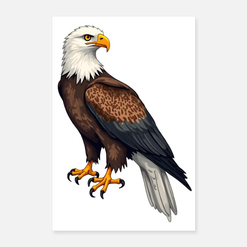 Bald eagle Poster 24" x 35" (60x90 cm)
