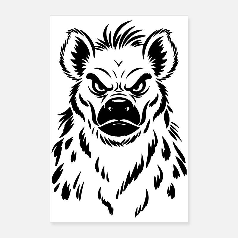 Hyena Poster 24" x 35" (60x90 cm)