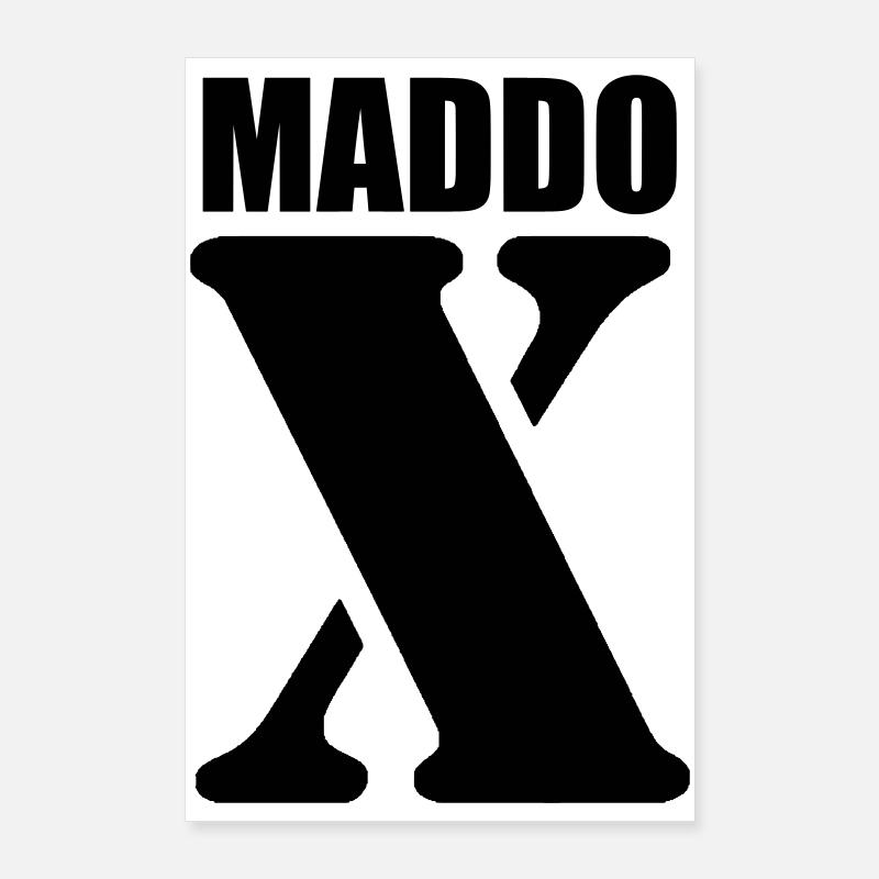Maddox – Conception du prénom | Typographie minimale Poster 60 x 90 cm
