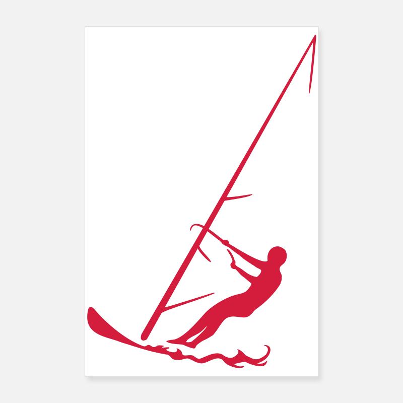 planche à voile Poster 60 x 90 cm