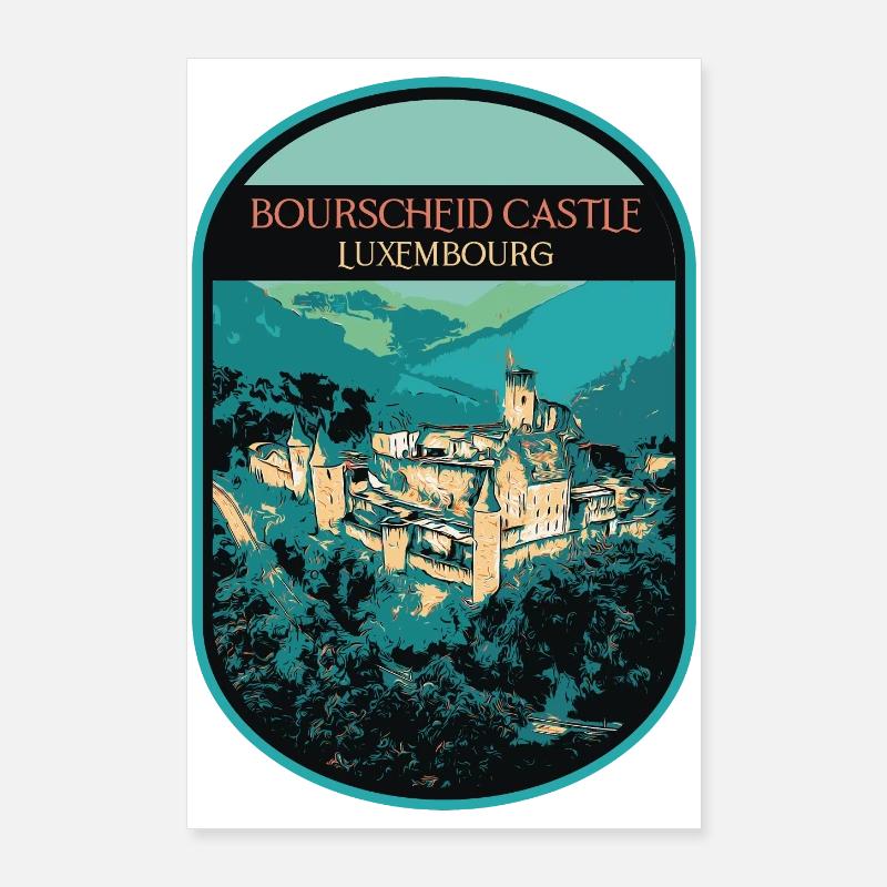at Bourscheid Castle Poster 24" x 35" (60x90 cm)