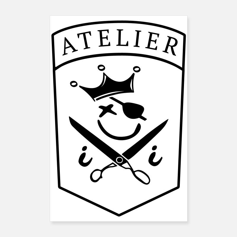 Atelier de pirates Poster 60 x 90 cm
