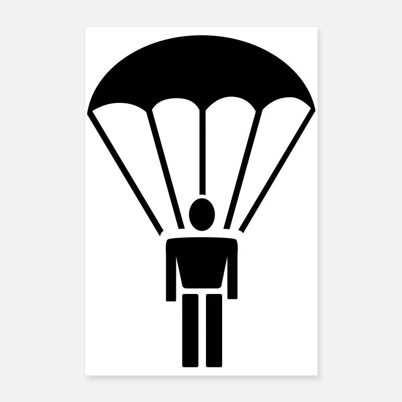 6061912 125958675 Fallschirmspringer Poster 60x90 cm
