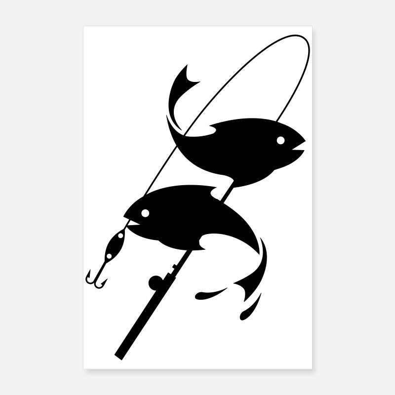 Angeln Poster 60x90 cm