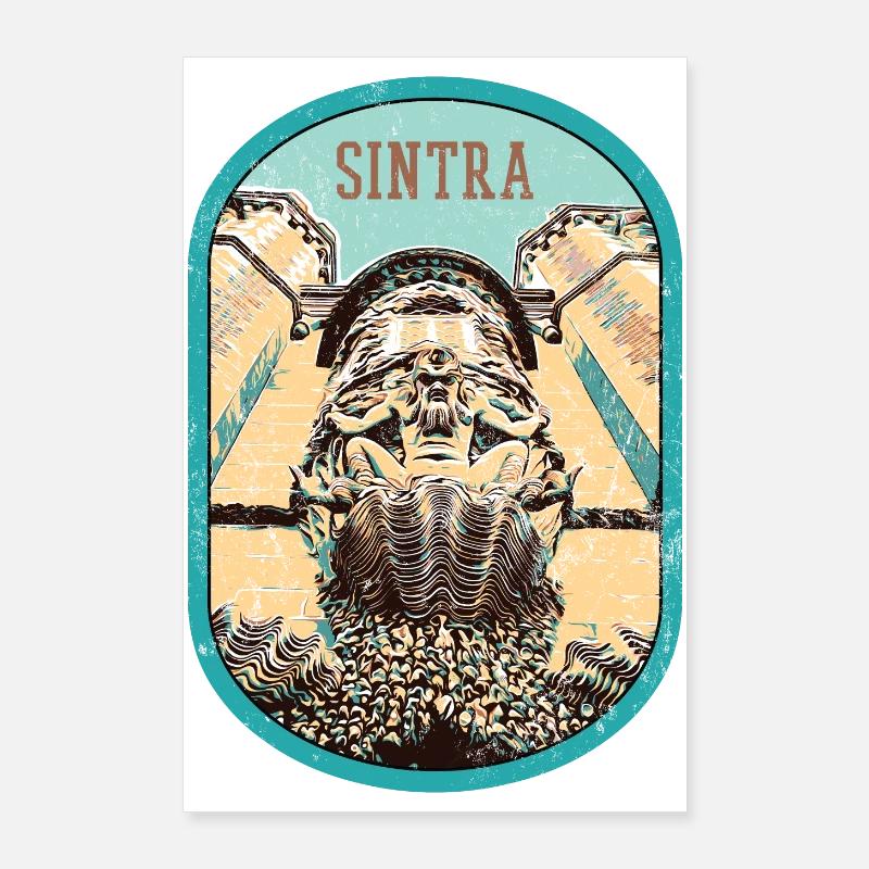 Fantastic Gate: Pena Palace, Sintra Poster 24" x 35" (60x90 cm)